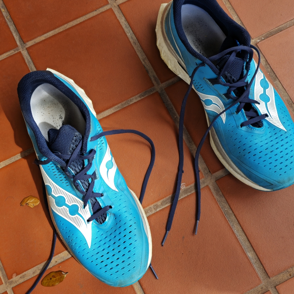 Saucony endorphin speed 4 mens size 12.5 Viziblue Navy 316.35 Miles